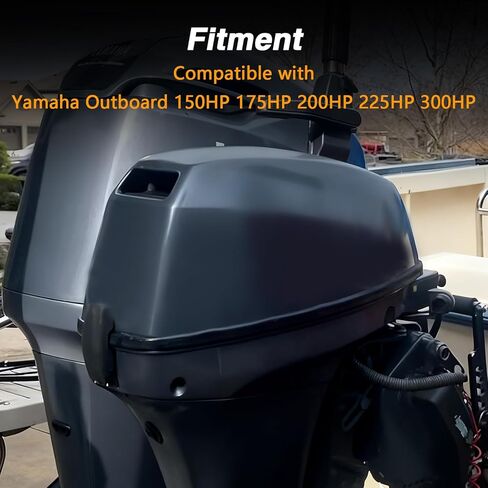2PCS Outboard Joint Assembly Flush Hose Adapter Compatible with Yamaha Outboard 150HP 175HP 200HP 225HP 300HP Replace#: 6R3-12580-00-00 in Saudi Arabia