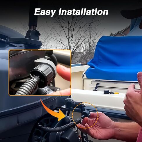 2PCS Outboard Joint Assembly Flush Hose Adapter Compatible with Yamaha Outboard 150HP 175HP 200HP 225HP 300HP Replace#: 6R3-12580-00-00 in Saudi Arabia