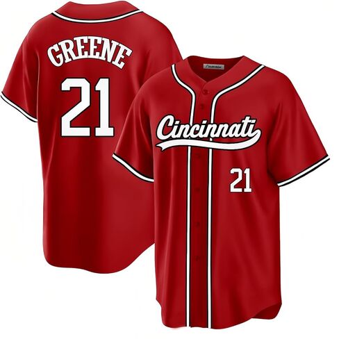 Custom Mens/Women/Youth Cincinnati Baseball Stitched T-Shirt for Sports Fan in Saudi Arabia