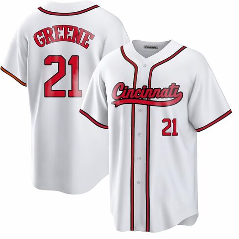 Custom Mens/Women/Youth Cincinnati Baseball Stitched T-Shirt for Sports Fan in Saudi Arabia