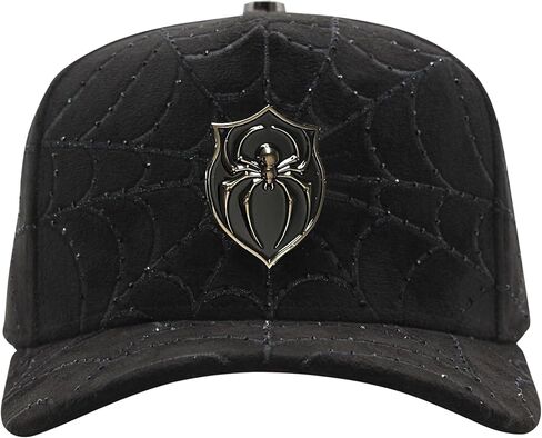 FT154 Spider - Hats - Gorra - Original - Sombrero - Snapback - Adjustable Fit - Embossed Cotton Design - Spider Emblem – Black in Saudi Arabia