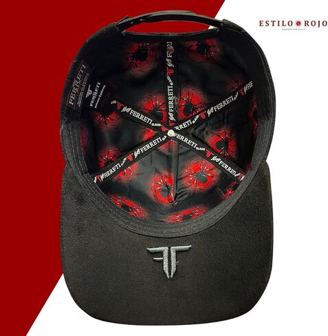 FT154 Spider - Hats - Gorra - Original - Sombrero - Snapback - Adjustable Fit - Embossed Cotton Design - Spider Emblem – Black in Saudi Arabia