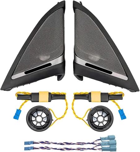 Car Front Door Panel Tweeter Cover Compatible With Bmw G30 G31 5 Series Speaker Hifi Music Audio Upgrade Loundspeaker Trumpet(Cover and tweeter) in Saudi Arabia