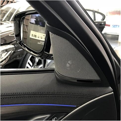 Car Front Door Panel Tweeter Cover Compatible With Bmw G30 G31 5 Series Speaker Hifi Music Audio Upgrade Loundspeaker Trumpet(Cover and tweeter) in Saudi Arabia