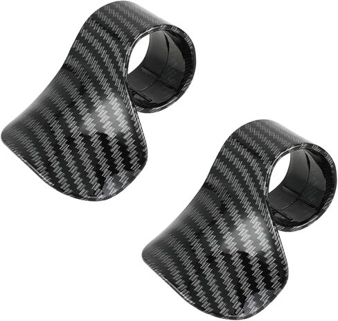 2 PCS Motorcycle Cruise Control, Throttle Mounted Motorcycle Cruise Assist Handrest Wrist Hand Control Grips Accelerator Assist Universal for Most Motorcycles, Scooters (Carbon Fiber Black) in Saudi Arabia