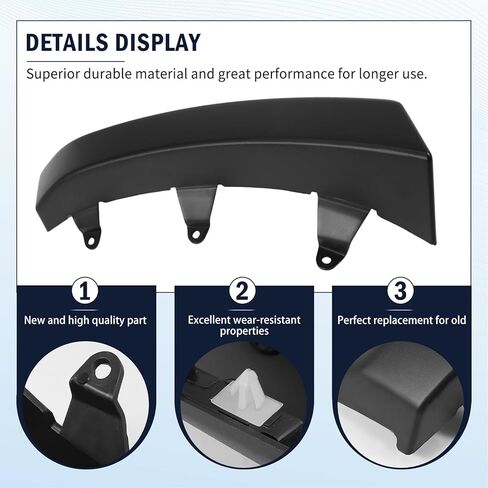 Front Driver Side Wheel Fender Flare Molding Fit for Ram 4500 2019-2025 Ram 5500 2019-2024 Replace 6MS39GXHAA in Saudi Arabia