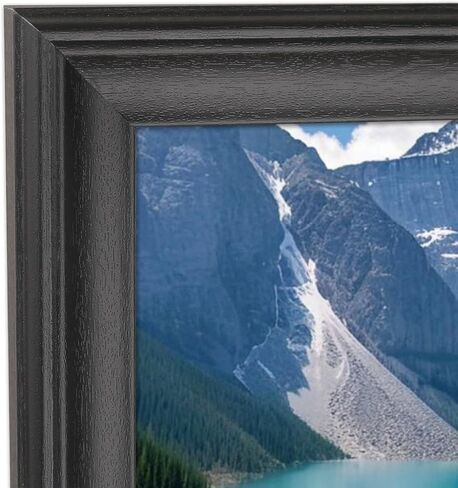 14x31 Picture Frame Black Solid Wood Panoramic Photo Frame 14x31 inch Painting Frame Poster Frame(S23B1431) in Saudi Arabia