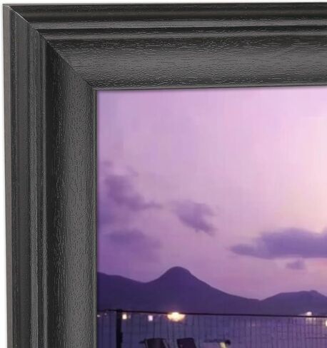 9x34 Panoramic Photo Frame Black Solid Wood Picture Frame Painting Frame 9x34 inch Poster Frame (S23B934) in Saudi Arabia
