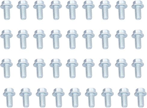 36Pcs Screw Stainless Steel Gasoline Engine Screw The Replacement Part Number is 90008-ZE2-003,Corrosion Resistant and Portable in Saudi Arabia