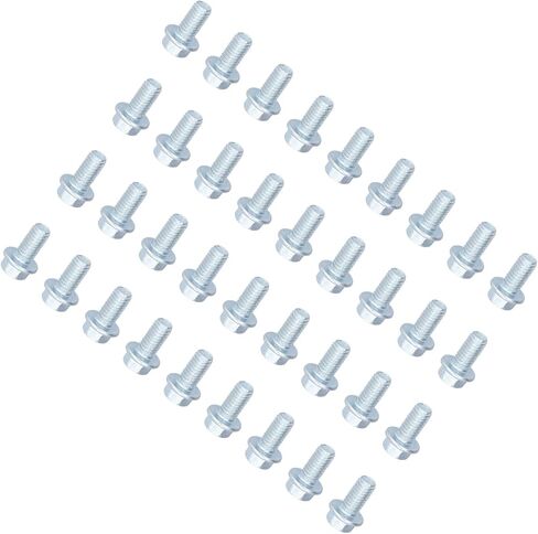 36Pcs Screw Stainless Steel Gasoline Engine Screw The Replacement Part Number is 90008-ZE2-003,Corrosion Resistant and Portable in Saudi Arabia