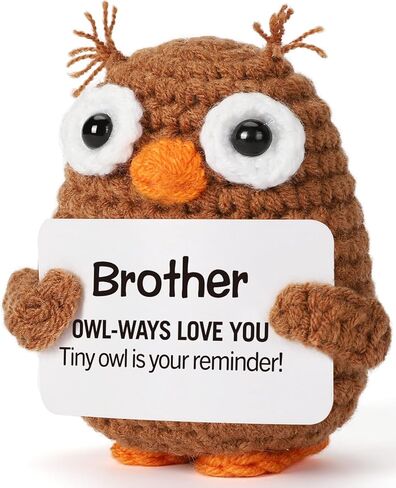 Funny Mothers Day Birthday Gifts for Mom from Daughter Son, Easter Mother Day Present Handmade Emotional Owl I Love You Gifts for Women Bonus Mom Stepmother Mommy Mama Mother in Law Wife Grandma in Saudi Arabia