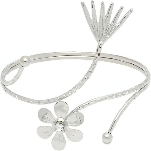 Gold Arm Cuff Jewelry for Women Silver Arm Cuff Bracelet Upper Band Armband Vacation Bangle Jewelry Gift in Saudi Arabia