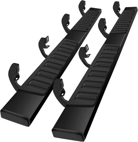COMNOVA Side Step Nerf Bar استبدال لوحة الجري لـ 2004-2014 Ford F-150 Crew Cab (4 أبواب كاملة الحجم)، تصميم وسادة خطوة 6 بوصة، نمط OE in Saudi Arabia