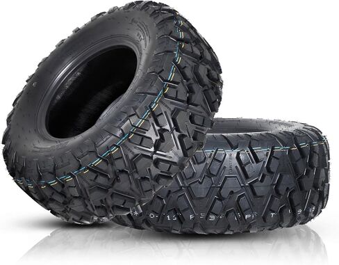 27x11x12 ATV Tires Set of 2, 27 11 12 6PR Tubeless for ATV and UTV, Heavy Duty All Terrain Tires for Mud Sand Dirt Snow & Off-Road,A102 in Saudi Arabia