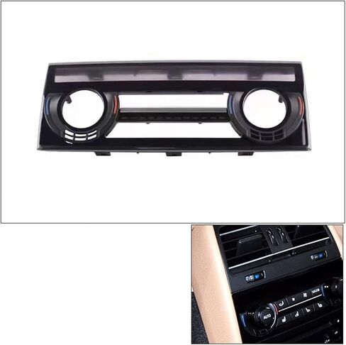Car Rear Air Conditioning Ac Control Switch Panel Cover Trim for BMW 5 6 7 X5 X6 Series F10 F11 F07 F06 F01 F02 F15 in Saudi Arabia