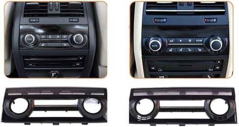 Car Rear Air Conditioning Ac Control Switch Panel Cover Trim for BMW 5 6 7 X5 X6 Series F10 F11 F07 F06 F01 F02 F15 in Saudi Arabia