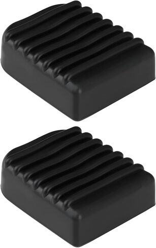 2Pcs Motorcycle Kickstand Pad 6x4.76x2cm Rubber Pad Suitable for Most Motorcycles in Saudi Arabia