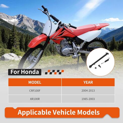 Side Kick Stand Assembly W/Spring Bolt For Honda CRF100F 2004-2013 XR100R 1985-2003 50530-KSJ-670 in Saudi Arabia