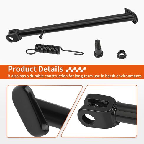 Side Kick Stand Assembly W/Spring Bolt For Honda CRF100F 2004-2013 XR100R 1985-2003 50530-KSJ-670 in Saudi Arabia