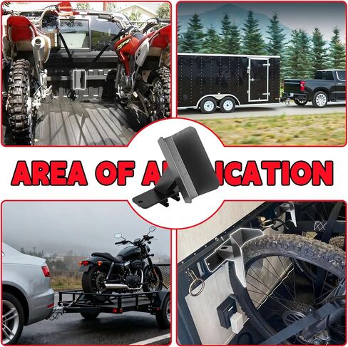 طقم حزام ربط للدراجة النارية، لنقل الدراجات النارية، المقود الأمامي وربط العجلة لأسفل بقوة 1500 رطل مع أشرطة السقاطة in Kuwait