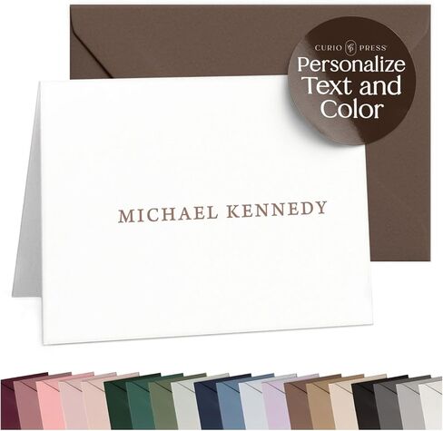 Personalized Stationery for Women & Men - A2 Army Flat Thank You Cards with Custom Notecards, Personalized Note Cards with Envelopes and Name, Custom Stationery - Military Officer Flat in Saudi Arabia