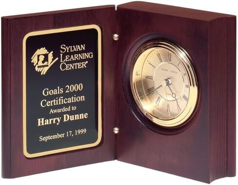Hit Trophy Book Clock with Free Engraving (Customize Now) in Saudi Arabia
