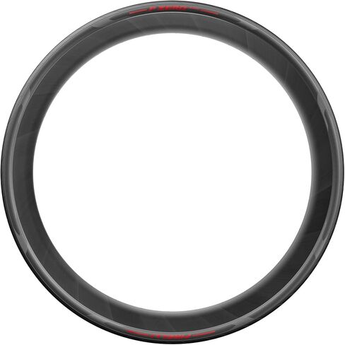 إطار دراجة Pirelli P Zero Race Performance - إصدار ملون، فاصلة من نوع أنبوب الطريق/السباق، خفيف الوزن من جميع النواحي، حماية فائقة من الثقب، (1) إطار، ملصق أحمر، 700 × 26 in Kuwait