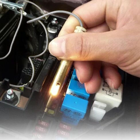 قلم اختبار دائرة السيارات 12 فولت - ضوء اختبار الجهد LED مع مشبك للسيارة والدراجات النارية والقارب والمقطورة in Kuwait