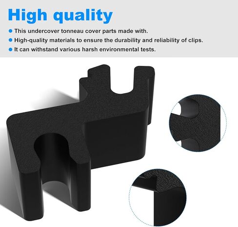 8 PCS Clips Compatible with Undercover Tonneau Prop Rod (Black) in Kuwait