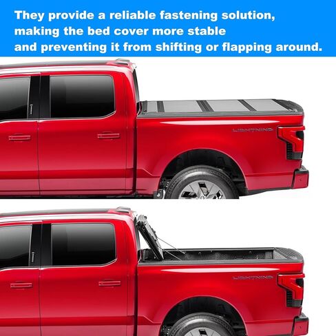 8 PCS Clips Compatible with Undercover Tonneau Prop Rod (Black) in Kuwait