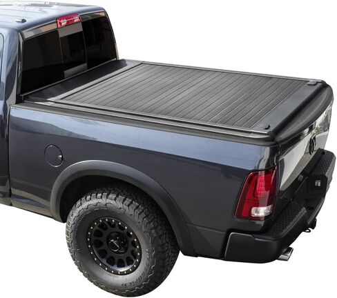 Syneticusa MB Retractable Truck Bed Cover for 2002-2026 Dodge Ram 1500 2500 3500 | 6'4" Long Bed | Aluminum Hard Retractable Tonneau Cover | Waterproof Low Profile in Saudi Arabia