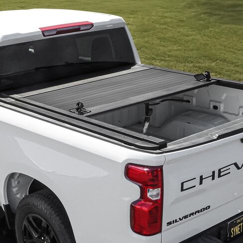 Syneticusa MB Retractable Truck Bed Cover for 2002-2026 Dodge Ram 1500 2500 3500 | 6'4" Long Bed | Aluminum Hard Retractable Tonneau Cover | Waterproof Low Profile in Saudi Arabia