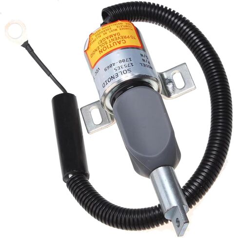 12V Fuel Stop Solenoid Valve 1700-4061 17004061 1753ES Fits Takeuchi TL140 in Saudi Arabia