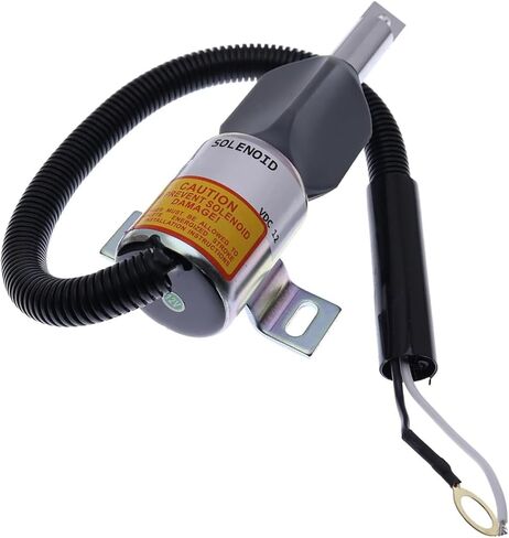 12V Fuel Stop Solenoid Valve 1700-4061 17004061 1753ES Fits Takeuchi TL140 in Saudi Arabia