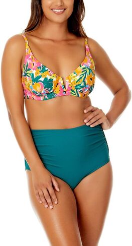 Women's V Wire Elongated Underwire Bikini Swim Top in Saudi Arabia