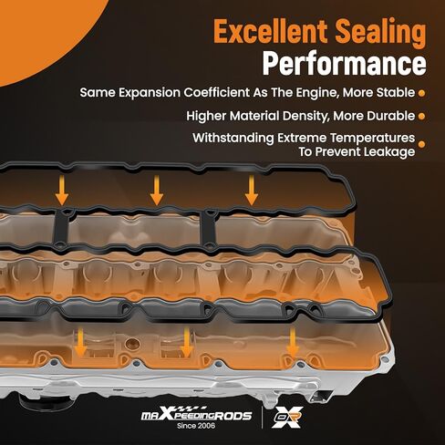 maXpeedingrods N54 Aluminum Engine Valve Cover 11127565284 for BMW 135i 335i 335is 335xi 335i xDrive 535i 535xi 535i xDrive 740i 740Li X6 Z4 L6 3.0L 11127565286 in Saudi Arabia