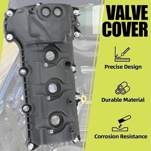 Valve Cover Set Compatible with Ford Explorer Edge F-150 Flex Mustang Taurus Transit Lincoln MKS MKT MKX MKZ Nautilus 3.5L 3.7L 2011-2020 Replace BR3E-6K271-GC BR3Z-6582-U in Saudi Arabia