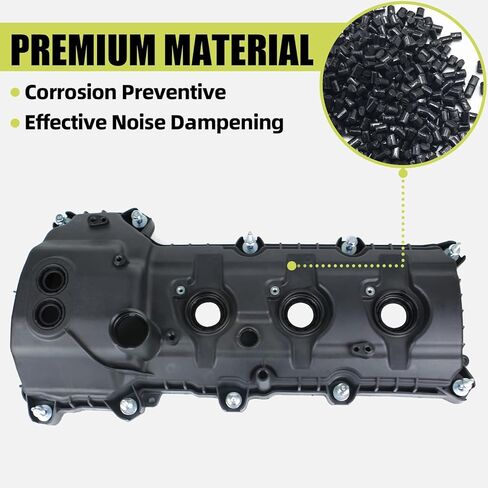 Valve Cover Set Compatible with Ford Explorer Edge F-150 Flex Mustang Taurus Transit Lincoln MKS MKT MKX MKZ Nautilus 3.5L 3.7L 2011-2020 Replace BR3E-6K271-GC BR3Z-6582-U in Saudi Arabia