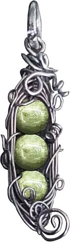 بازلاء الكيانيت الخضراء القابلة للتخصيص في قرنة PeaPod (1،2،3،4،5 أو 6) سلك قلادة ملفوف بالفولاذ / الفضة / النحاس / البرونز / النحاس / التيتانيوم / الحديد الأسود / الذهب عيار 14 / الذهب الوردي عيار 14 قيراط / النيوبيوم الأسود in Kuwait