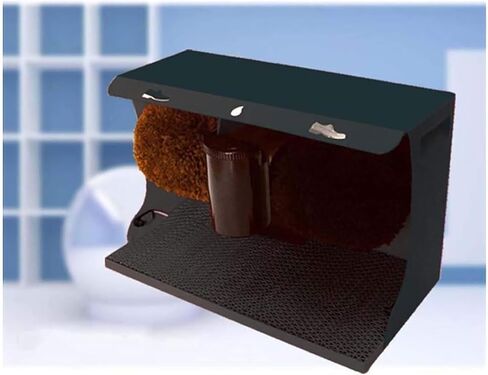 Electric Shoe Polishers, Shoe Shine Kit, Automatic Induction/Double Combination Brush/Overheating Power-Off Protection/Smooth Operation, for Family Office Commercial Hotel Bank in Saudi Arabia