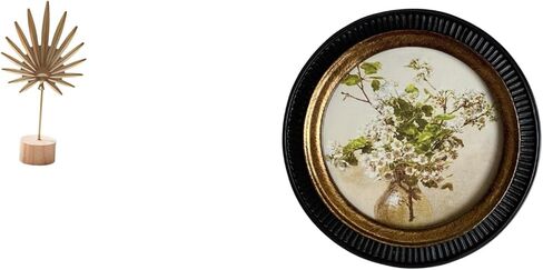Nordic Abstract Metal Leaf Sculpture Figurine and European Antique Embossed Resin Ornate Wall Hanging Picture Frame for Creative Retro Home Decor in Saudi Arabia
