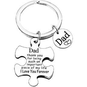 Dad Keychain Mom Keychain from Son Daughter Father ’s Day Gifts Mother ’s Day Gifts Mom Daddy Keyring