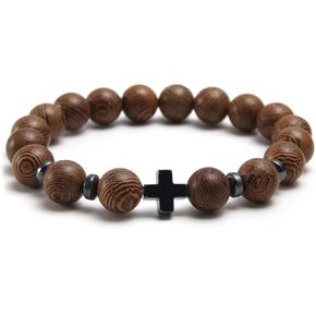 Vietnam incense Wooden Beaded Bracelet Bangle for Men and Women Elastic