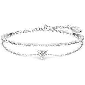 Swarovski Ortyx Crystal Bracelet Jewelry Collection, Rhodium Tone Finish