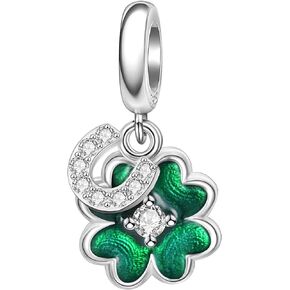 SEVENWELL Christmas Charms Fit Pandora, 925 Sterling Silver Enamel Bracelet Beads Dangle, Christmas Tree, Gift Box, Santa Claus, Snowflakes, Dog, Cat, Gift for Women