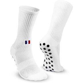 Sport socks with flag grip socks soccer socks with France flag Sport socks for men/women | football socks anti slip athlectic socks | 6-10