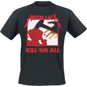 Metallica Men's Kill 'Em All Tracks (Back Print) T-Shirt