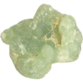 GEMHUB Protective Green Prehnite 106.50 Ct Healing Crystal Uncut Certified Natural Rough Green Prehnite Stone for Home