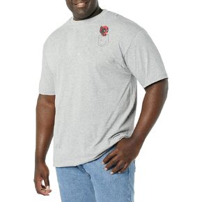 Marvel Big & Tall Classic Pocket Deadpool Men's Tops Short Sleeve Tee Shirt