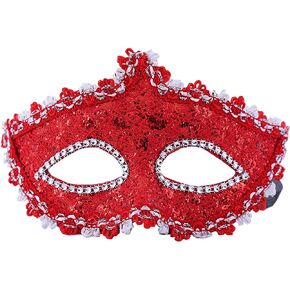Masquerade Mask for Women Halloween Costume Lace Eye Masks Venetian Mardi Gras Face Mask for Women Girls